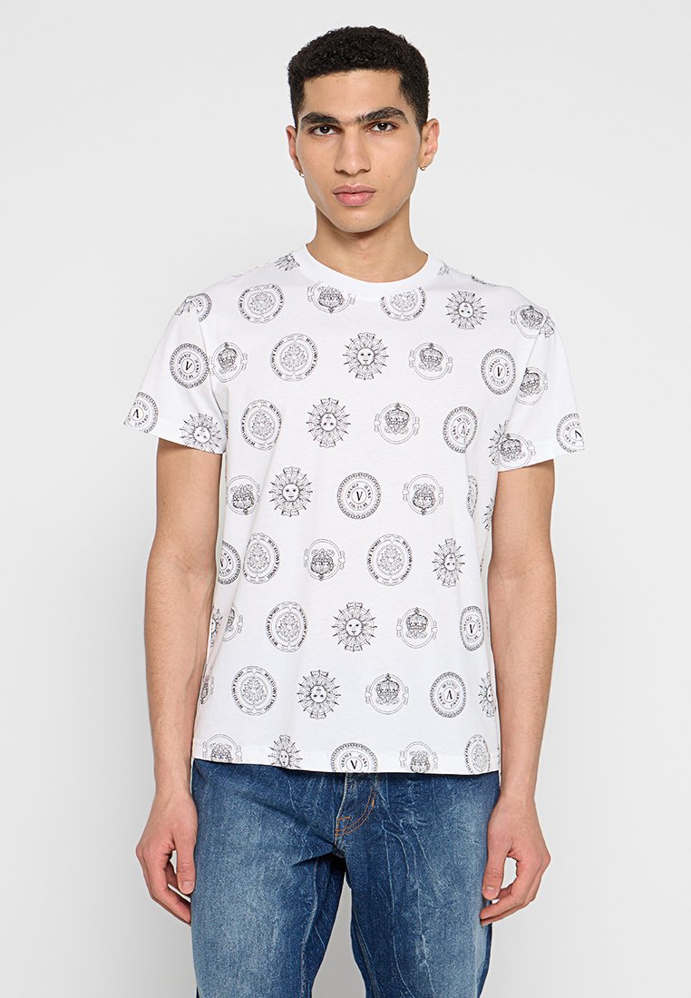 Versace Jeans Couture T-shirt print wit Versace Jeans Couture T-shirt print wit