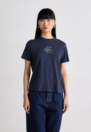 CLASSIC FOIL MONOLOGO TEE - T-shirt imprimé - inkwell