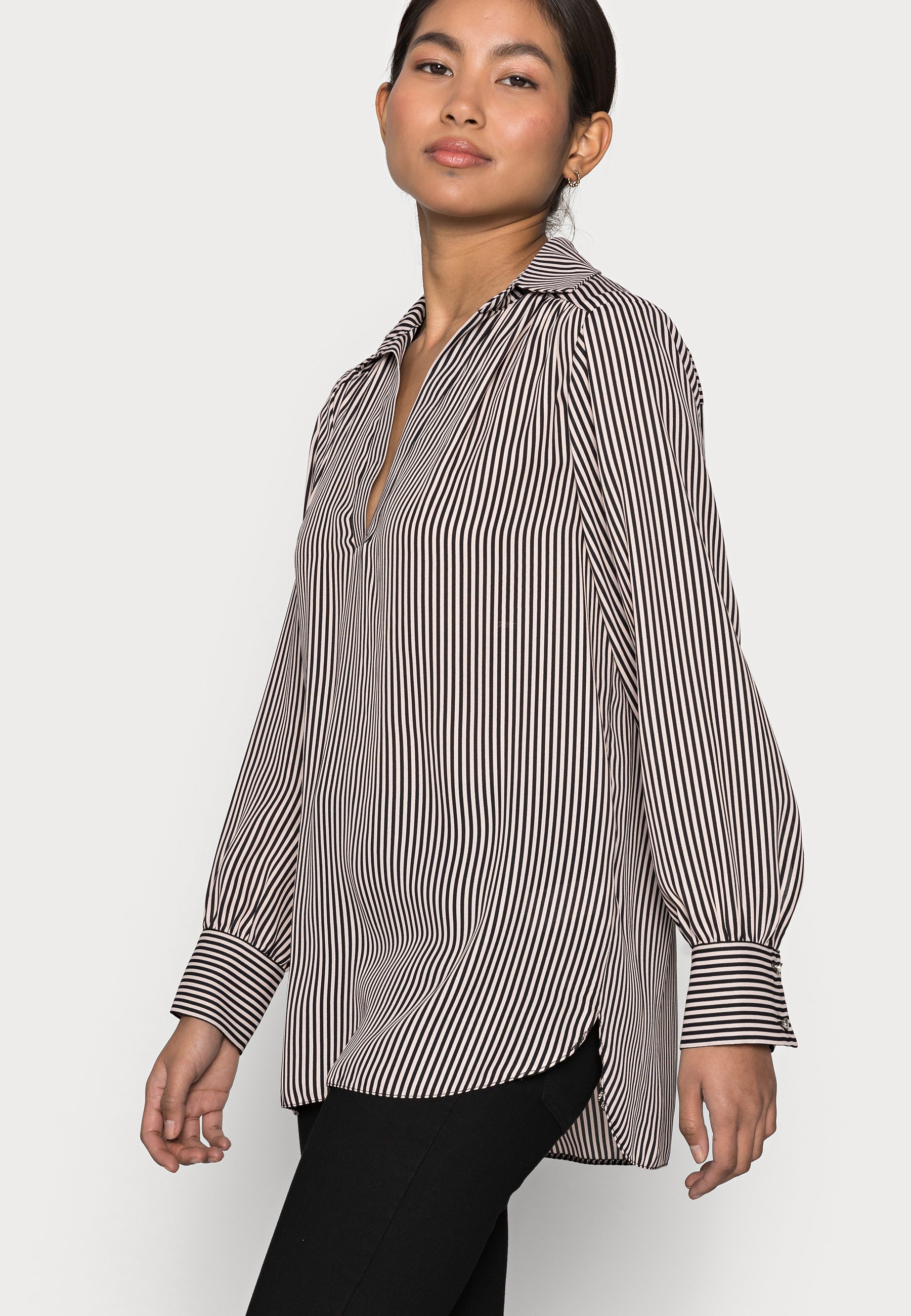 Wallis Petite STRIPE - Blouse - black 