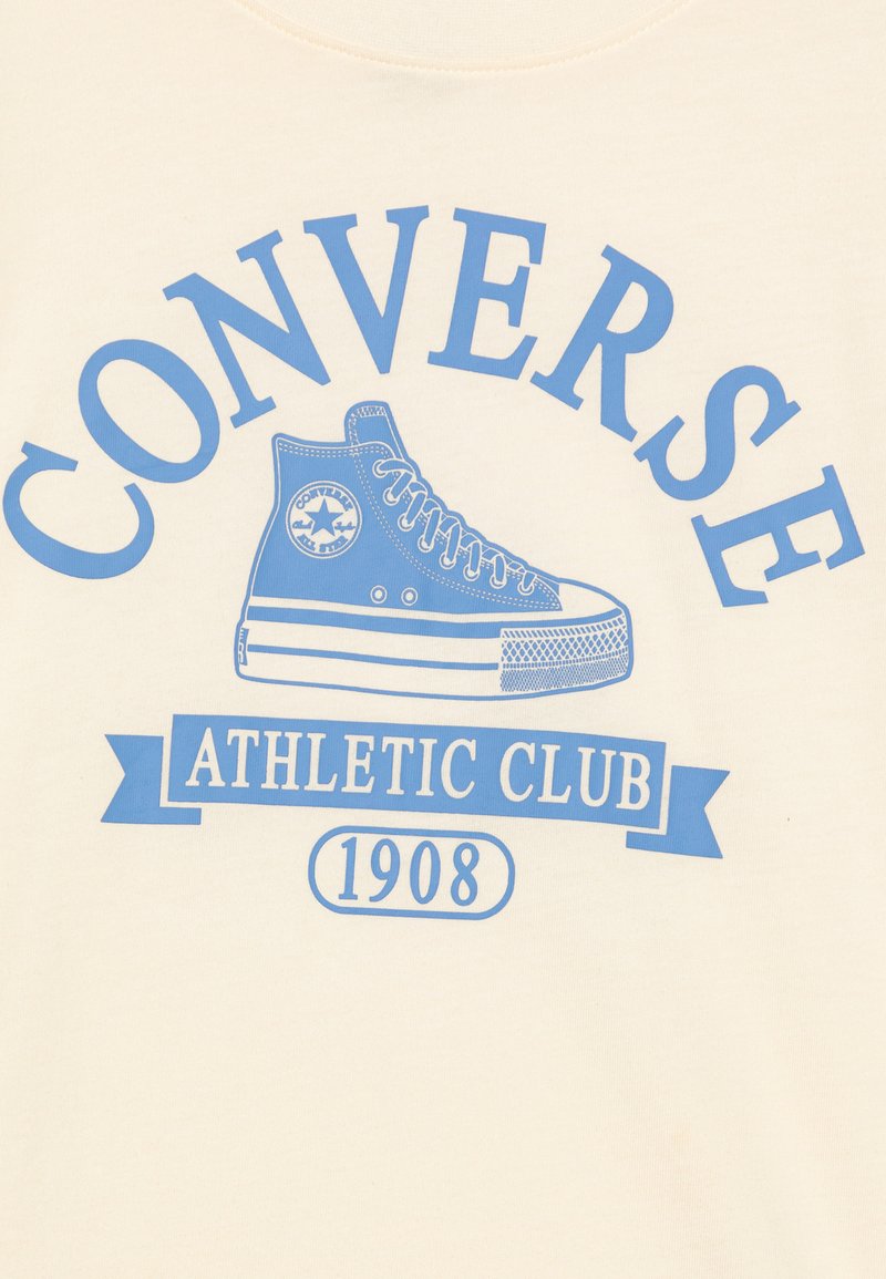 Converse CHUCK TAYLOR Print T-shirt egret/off-white Zalando