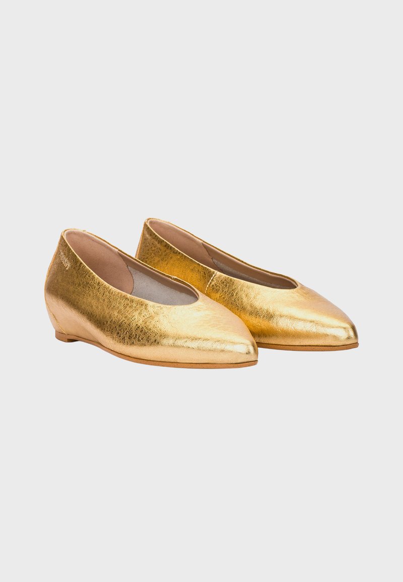 WONDERS BAILARINAS TRIANA 02 ORO - Ballet pumps - metalizados/gold-coloured  - Zalando
