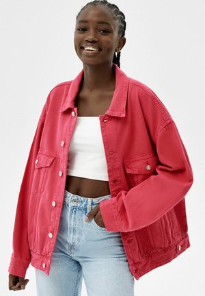 FUCHSIA - Denim jacket - light red