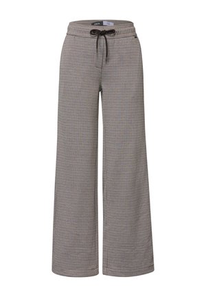 Cecil, WIDE LEG PANTS WITH A HOUNDSTOOTH PATTERN - Pantalon classique - cashmere beige