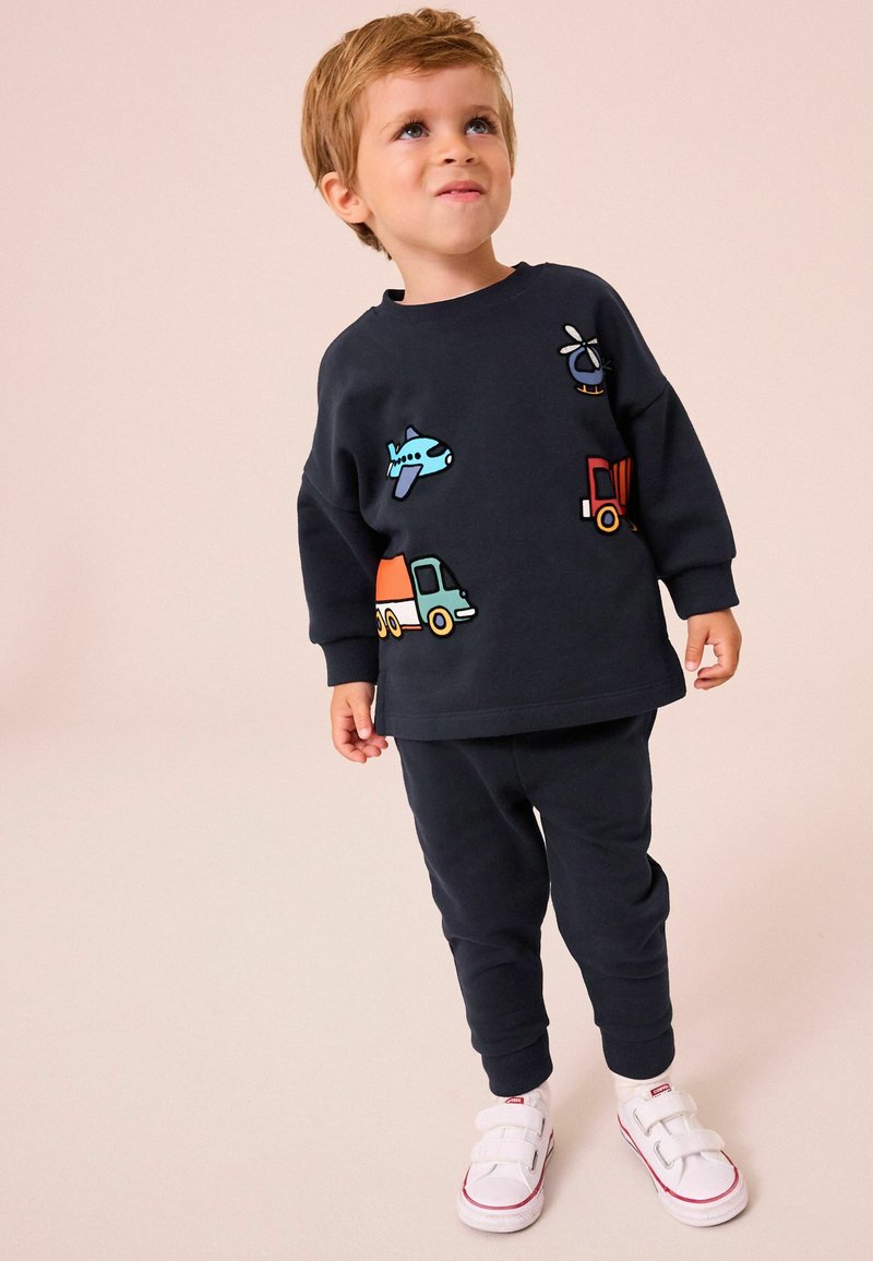 Next LONG SLEEVE AND SET - Trainingsanzug - navy transport