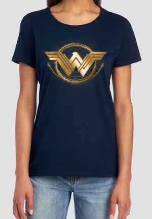 Cotton Soul, Print T-shirt - dark blue