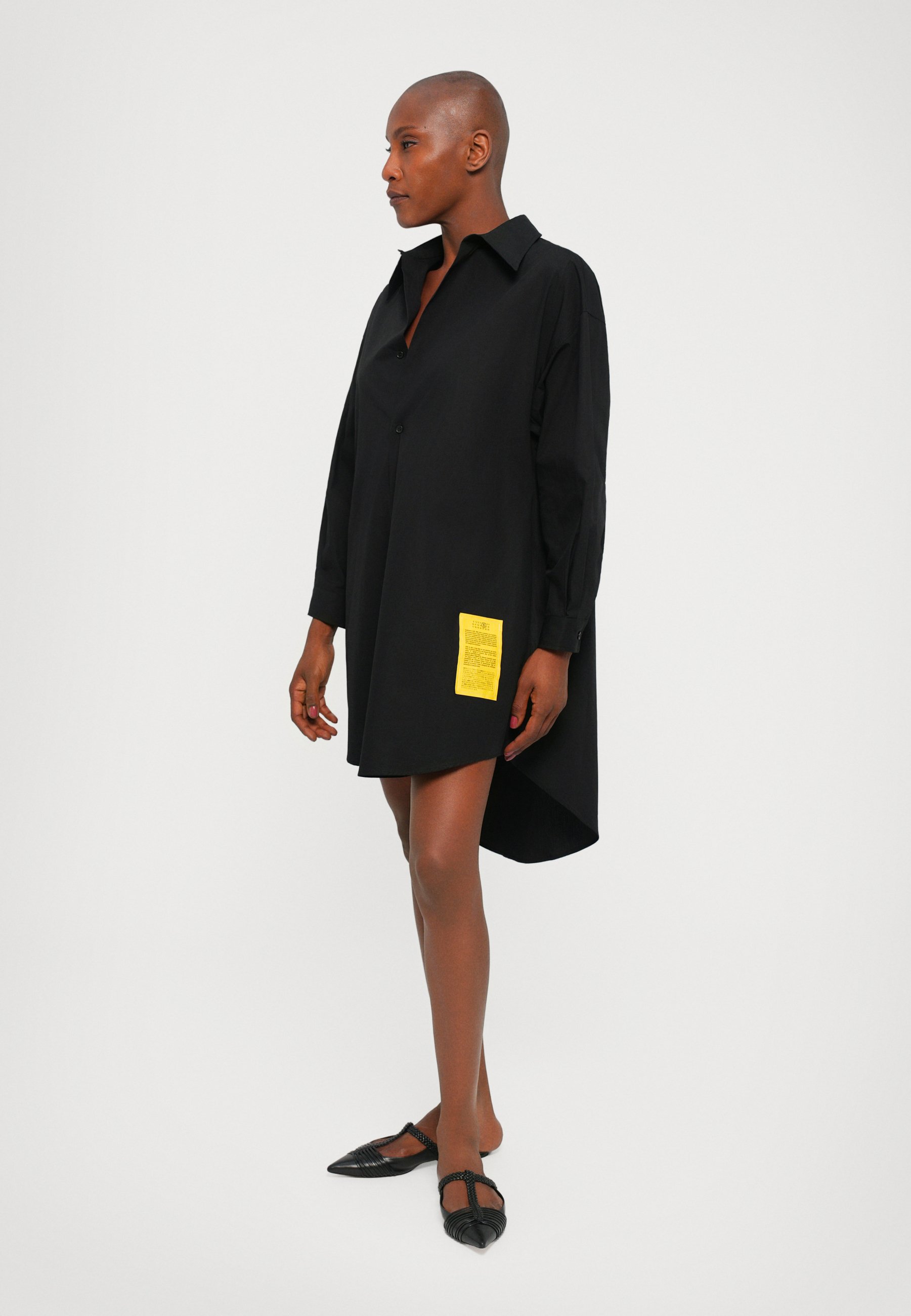 MM6 Maison Margiela DRESS - Shirt dress - black - Zalando.co.uk