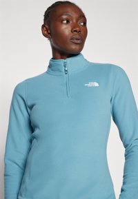 The North Face 100 GLACIER 1/4 ZIP - Vesta od flisa - algae blue