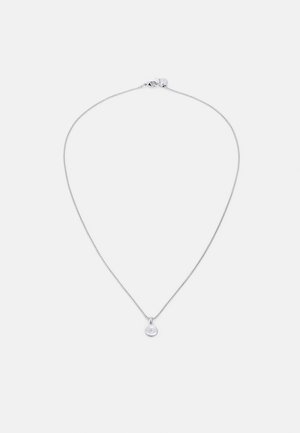 SERCIE SPARKLE DOT PENDANT - Necklace - silver-coloured/clear crystal