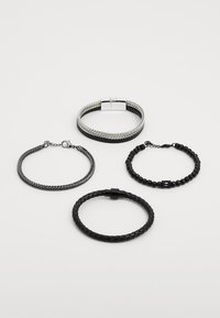 Non sélectionné, black/silver-coloured