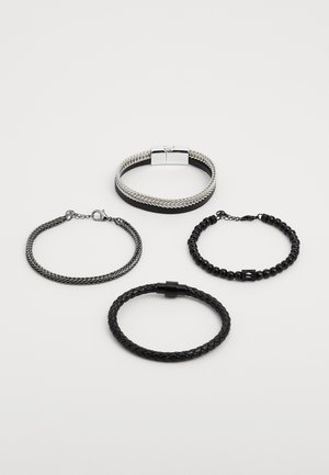 DANNIELL SET - Bracelet - black/silver-coloured