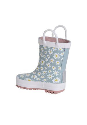MIT ANZIEHTRICK  - Wellies - blau bedruckt