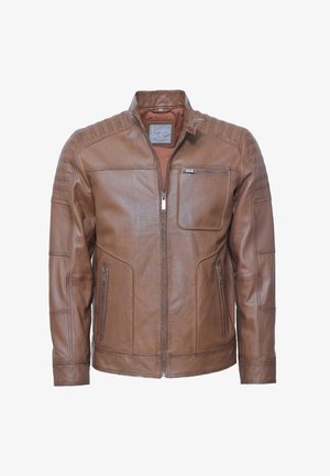 JCC Nahkatakki - cognac