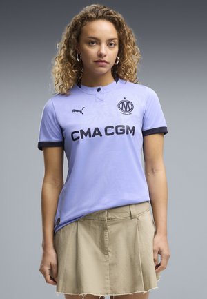 Puma, OLYMPIQUE DE MARSEILLE 26/27 AUSWEICHTRIKOT - T-shirt print - lavendar pop-new navy