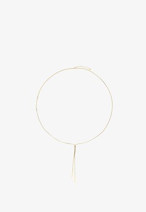 My Jewellery, LONG Y-CHAIN WITH BARS - Halskette - goud verguld stainless steel