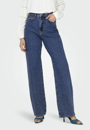 TAILLE - Široké nohavice - medium blue denim