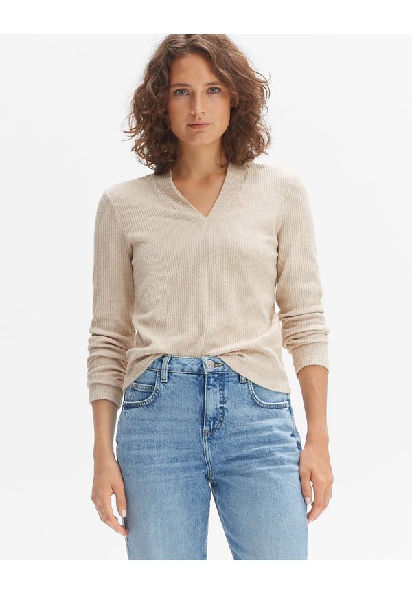 SOMOKO - Langarmshirt - macadamia