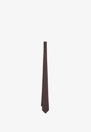 Scalpers, SCALPERS SCVINTAGE CALEIDO TIE - Corbata - burgundy