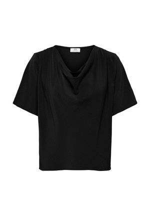 JDY, JDYAYA 2/4 WATERFALL TOP WVN - Pluus - black