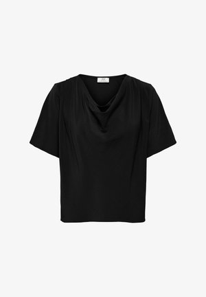 JDY, JDYAYA 2/4 WATERFALL TOP WVN - Pluus - black