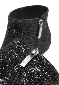 Woden VERA GLITTER - Tronchetti - black