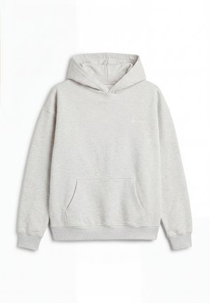 Pegador, LOGO OVERSIZED - Sweat à capuche - cloud grey/white