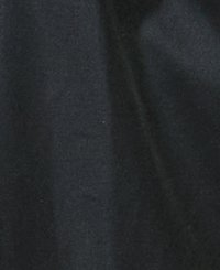 Black fabric with a soft texture, featuring a smooth, matte finish and subtle sheen. No distinct patterns or hardware visible.