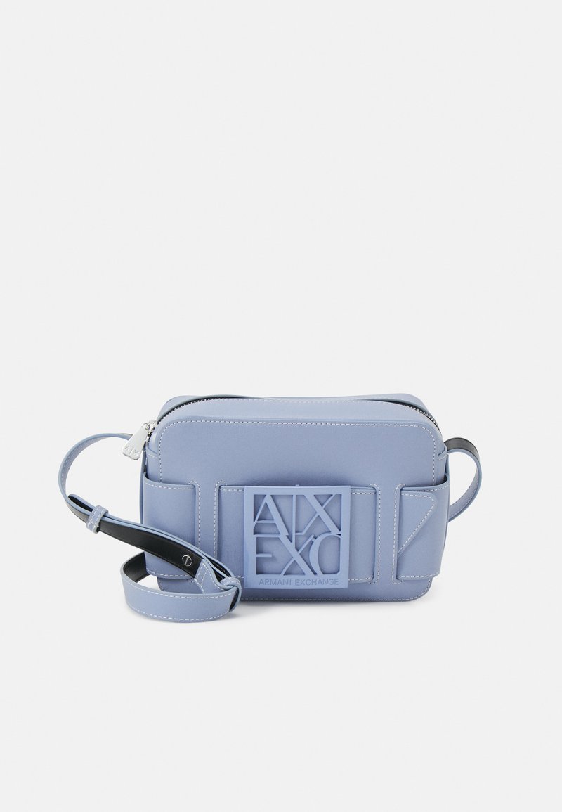 Armani Exchange CAMERA CASE Across body bag shadow/optic white