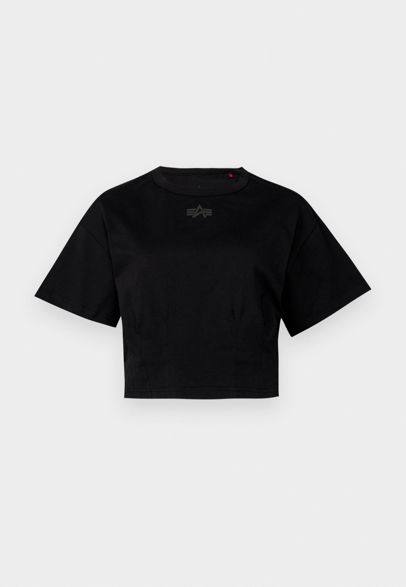 alpha industries T-shirt print zwart