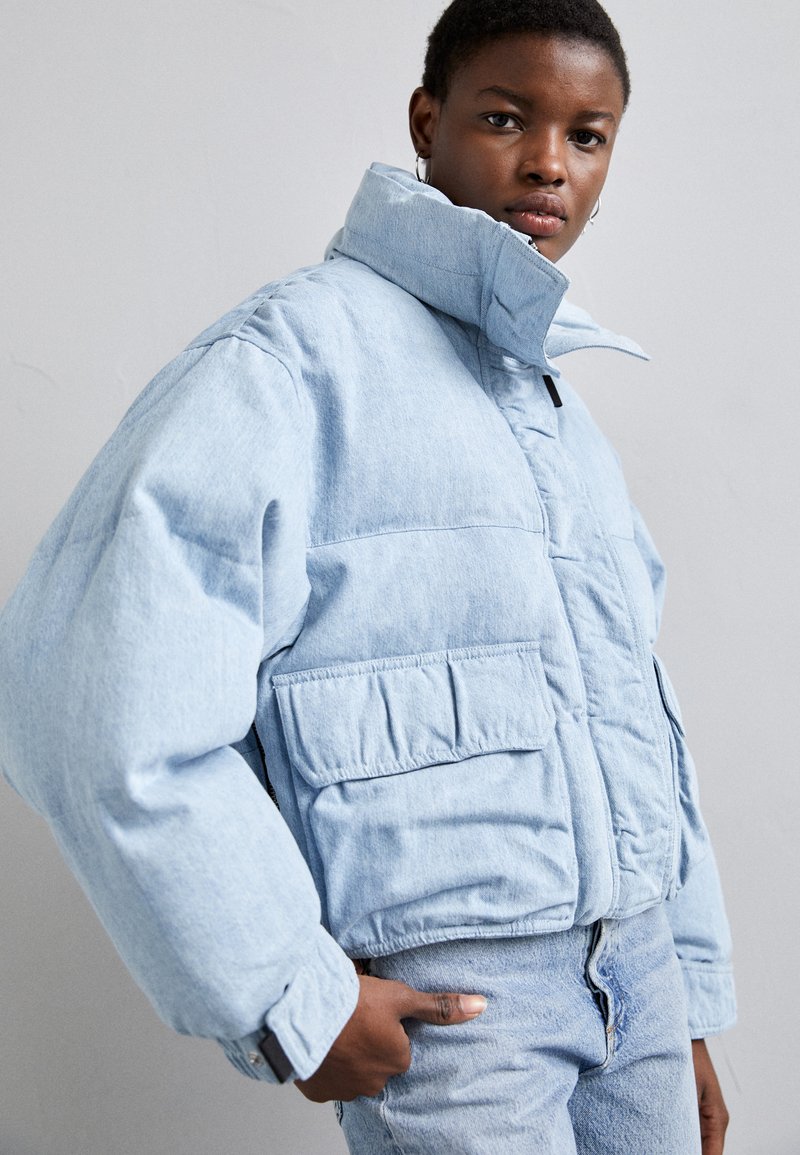 Agolde SHOREDITCH SKI CLUB NOVA PUFFER Winter jacket washed light