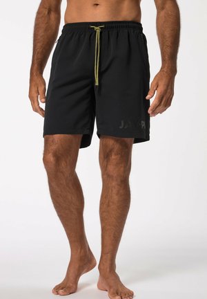 WAIST ZIP POCKETS - Swimming shorts - black