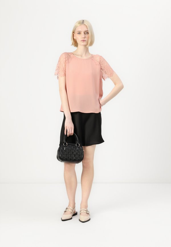 VIBERG O NECK - Blouse - misty rose2