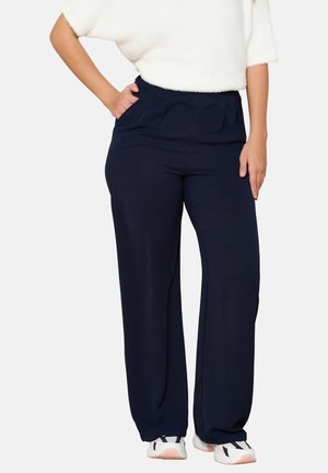 WIDE  - Broek - navy basic