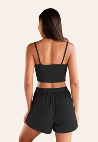 Cupshe CHIC  TWO-PIECE LOUNGE SET - Pyjama - black