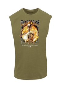 MJ Gonzales SLEEVELESS TEE - Top - olive