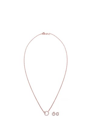 SPARKLING BASIC - MIT KRISTALLEN VON SWAROVSKI® - Øreringe - rose gold-coloured