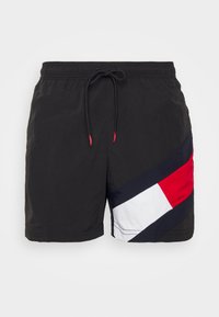 Tommy Hilfiger DRAWSTRING - Zwemshorts - black/zwart - Zalando.nl