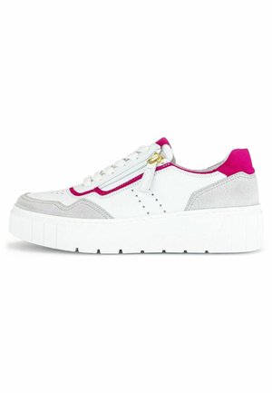 Sneakers laag - weiss wh pink gold