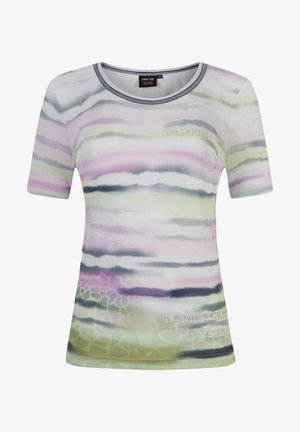 1/2 ARM - Print T-shirt - fuchsia rosa salbei