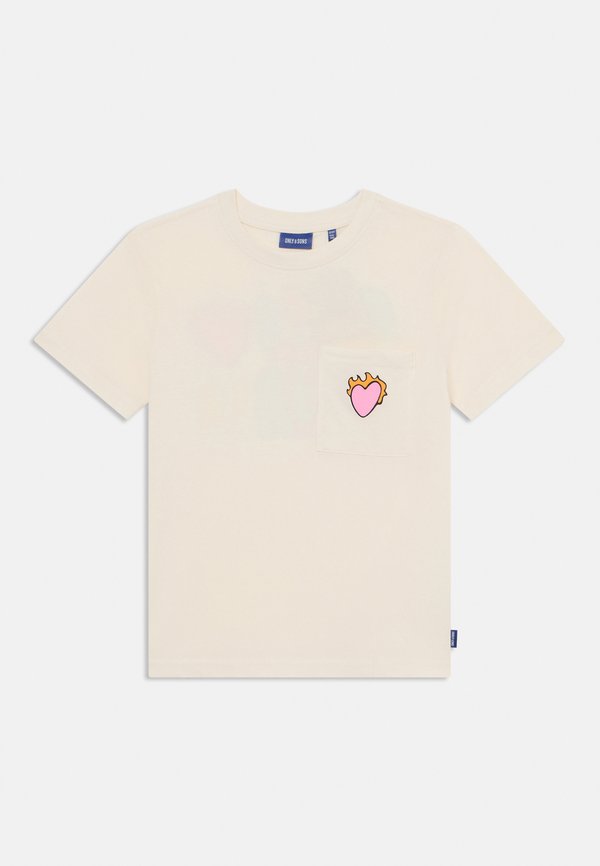 OSJMANSON LIFE O NECK - T-Shirt basic - tofu