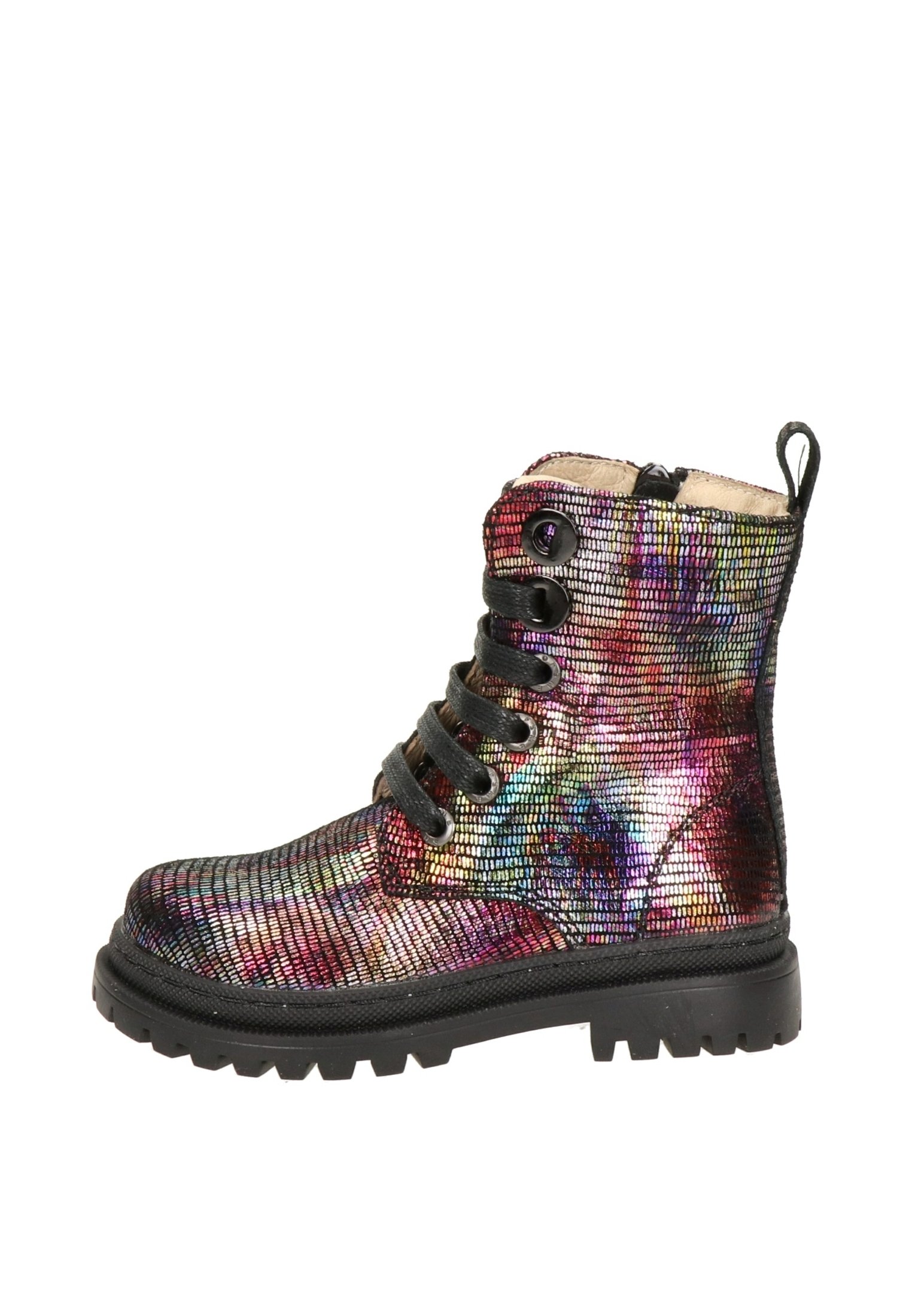 Shoesme Veterboots - zwart/meerkleurig - Zalando.nl