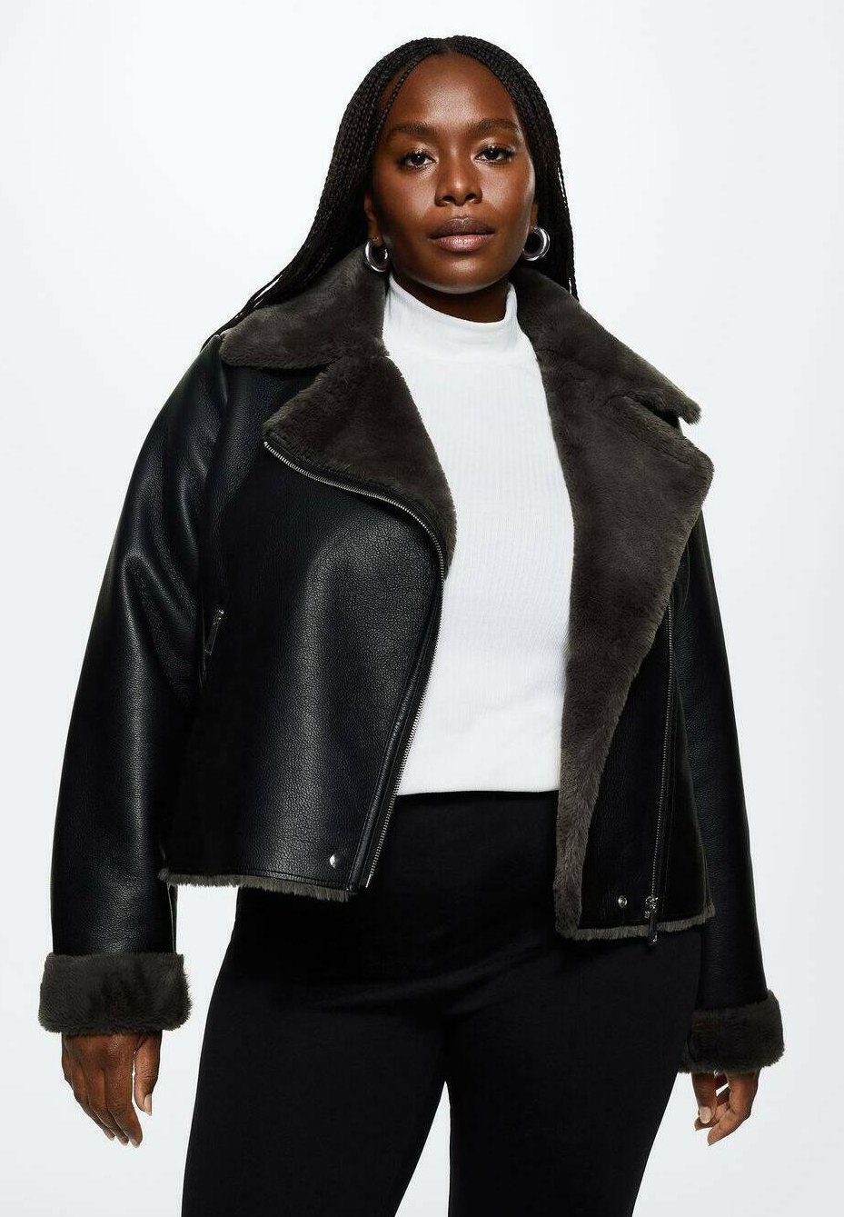 Mango CADI - Faux leather jacket 