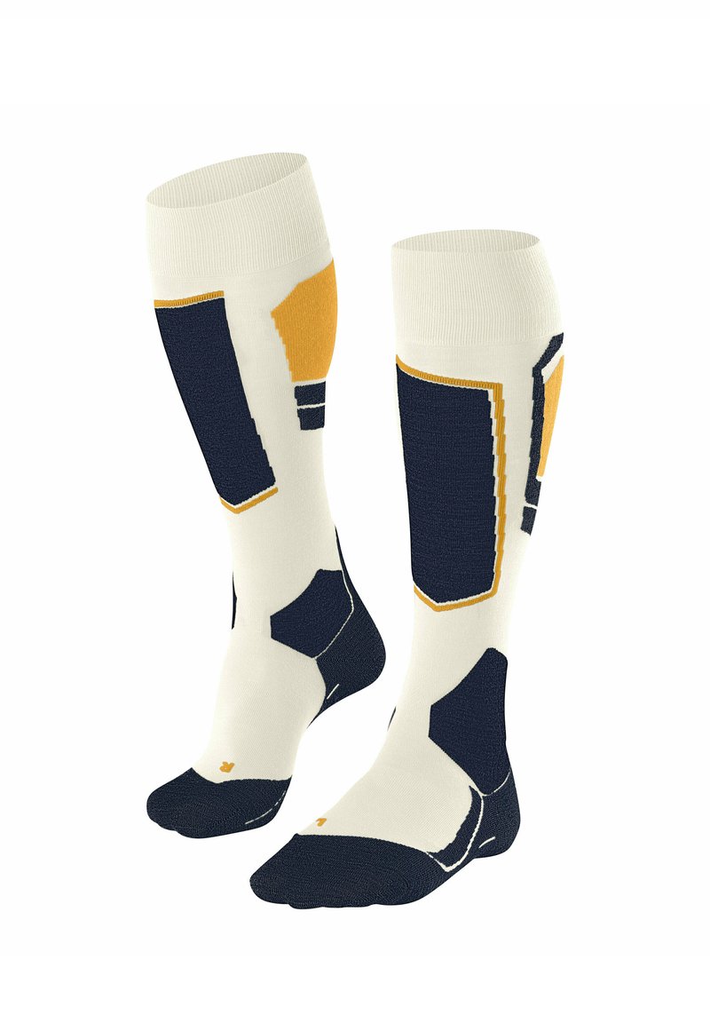 FALKE SK4 SKIING LIGHT CUSHIONING - Calze sportive - off white