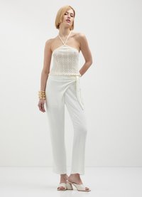 Calliope A TRECCE - Top - bianco
