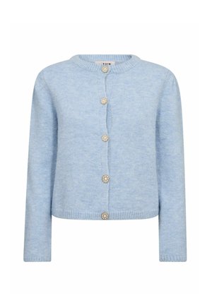 A-VIEW, LISSI L/S KNIT CARDIGAN - Gilet - light blue