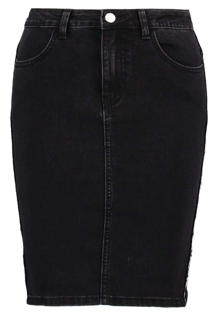 Vila Jeansrok zwart