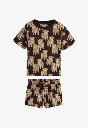 Next, SET - Pyjama set - chocolate brown