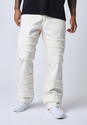 Project X Paris À DÉTAILS EFFILOCHÉS - Jean boyfriend - craie