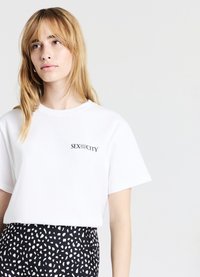 Calliope SEX AND THE CITY FRONTE RETRO - T-shirt con stampa - bianco ottico