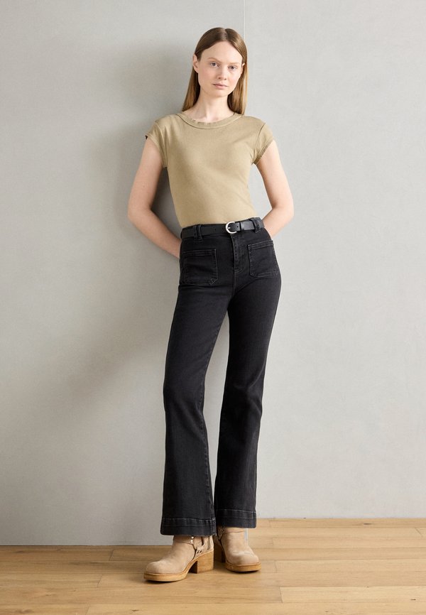 SHORT SLEEVE ROUND NECK - Basic T-shirt - summer sand4