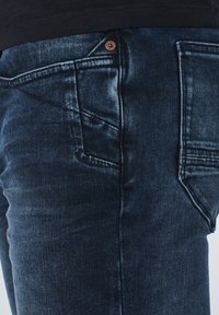 NO EXCESS STRETCH - Straight leg jeans - dark denim